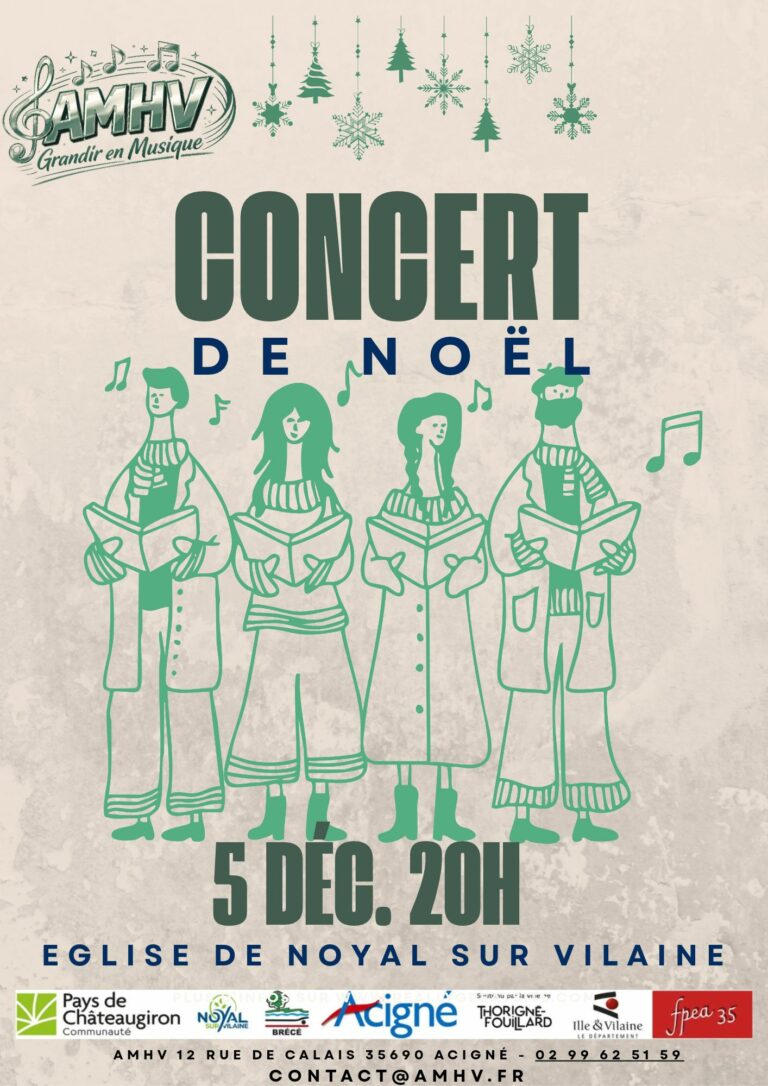 CONCERT de NOEL 5 Décembre 2026